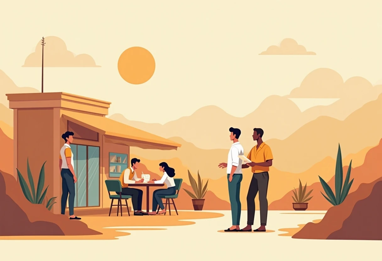 Vizualizare a unui restaurant de lux