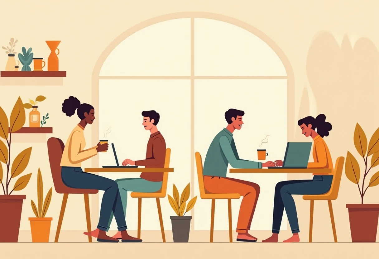 Remote customer service workers