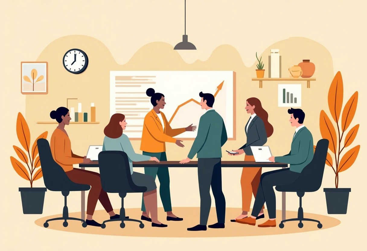 Customer service team collaboration