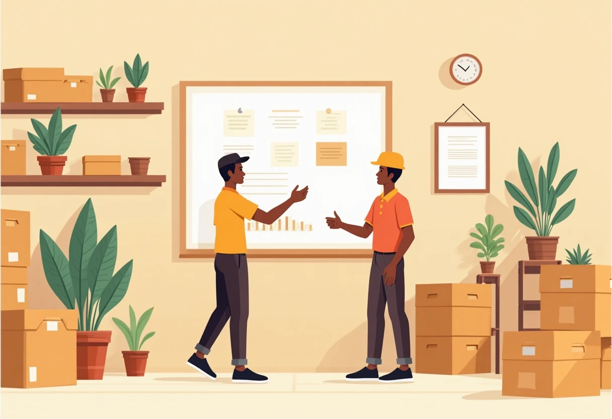 Trabajando en logística