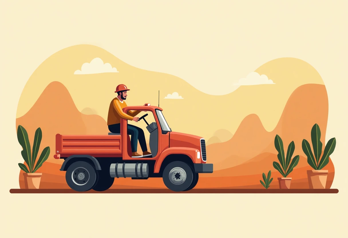 Conducente di camion in Italia