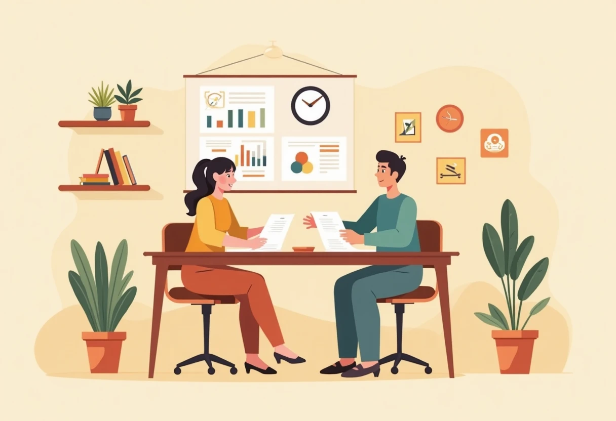 Discutindo oportunidades de emprego em saúde