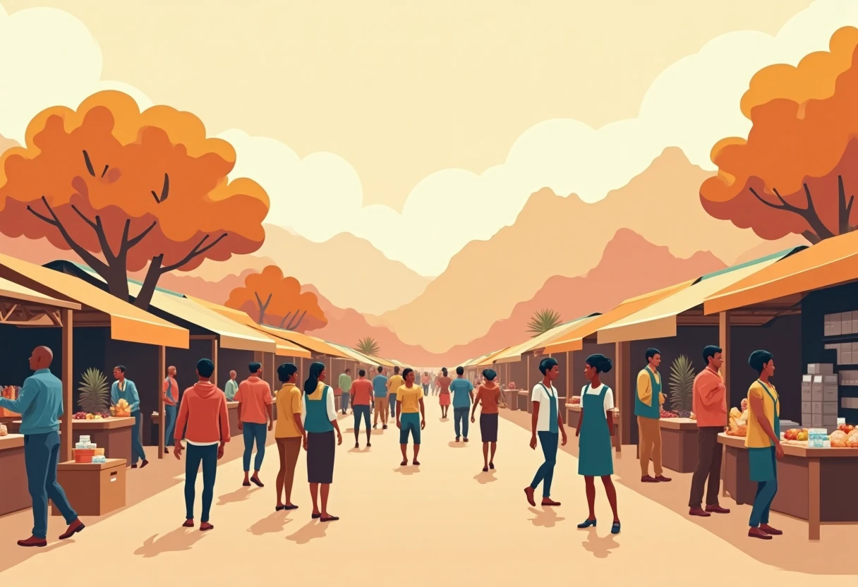 Retail scene in South Africa